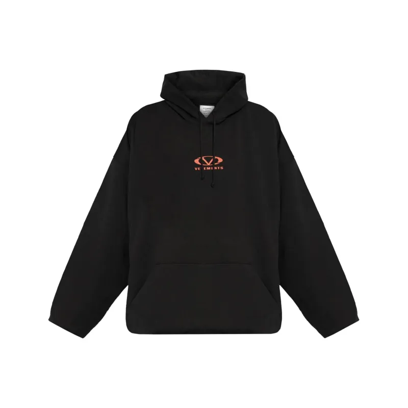Vetements Logo Printed Drawstring Hoodie-0