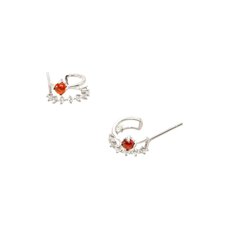 KEMLAIDA 925 Sterling Silver Earrings Women's-3