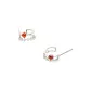 Double-Layer Starlight Hoop Earrings (Plated Silver)