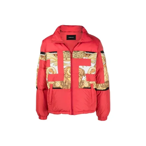 VERSACE Jackets Men Red