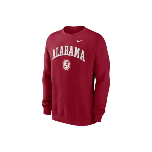 Nike Alabama Crimson Tide Arched Seal Men's Nike College Pullover Crew