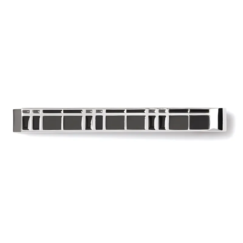 Burberry Tie Clip Men's Charcoal Gray-0