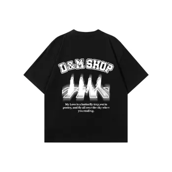 D&W T Shirts Unisex Black