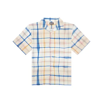 DIESEL Shirts Men White Blue