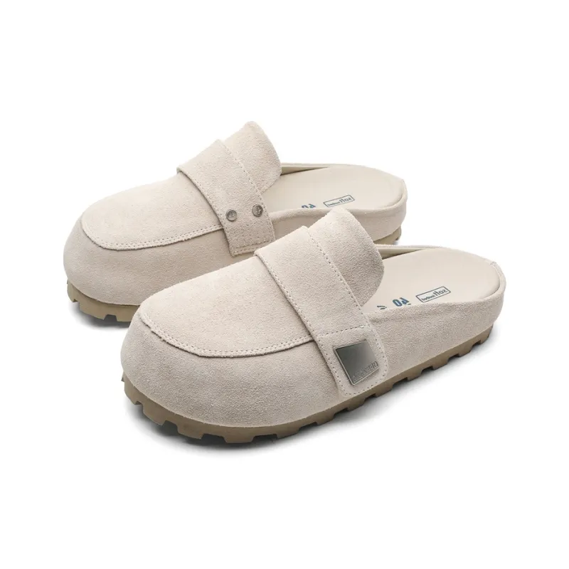 PAVEA Rubber Sole Abrasion Resistant Slip Resistant Closed Toe Slippers Unisex-11