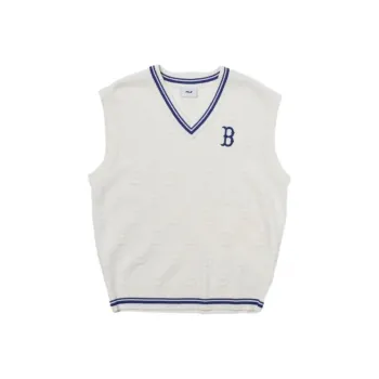 MLB Boston Red Sox Tank Tops Unisex Dark Cream