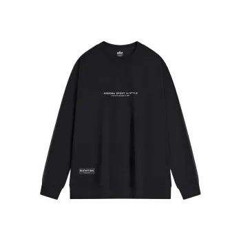XTEP Sweatshirt Unisex Jet Black/Jar Gray