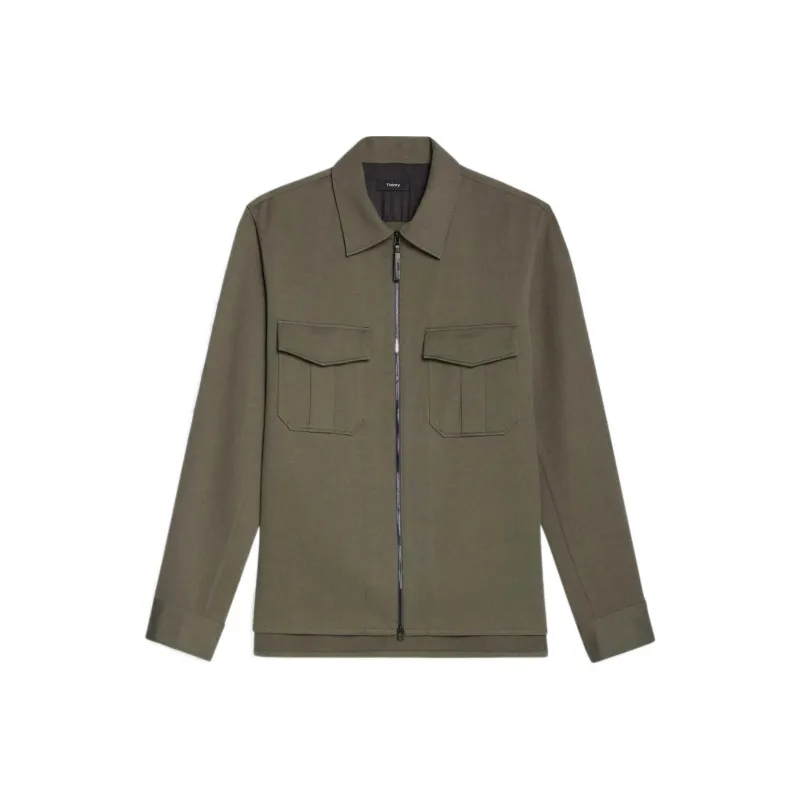 THEORY Jackets Men Army Green-0