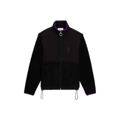 AMIPARIS Ami De Coeur Sherpa Zipped Jacket
