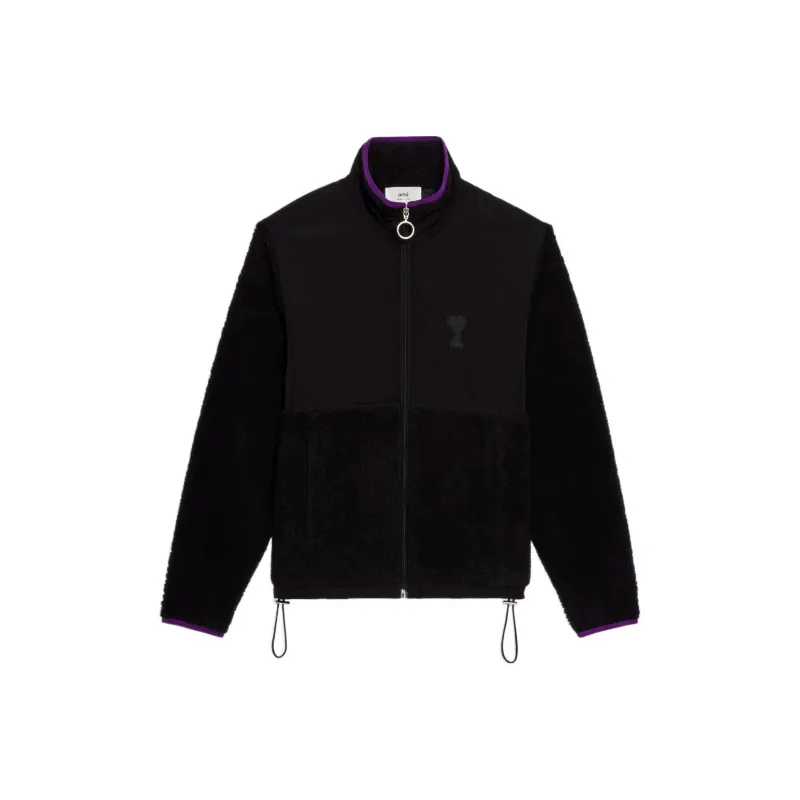 Ami Sherpa Zipped Jacket-0