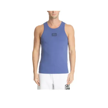 EMPORIO ARMANI EA7 Tank Top Men's Blue