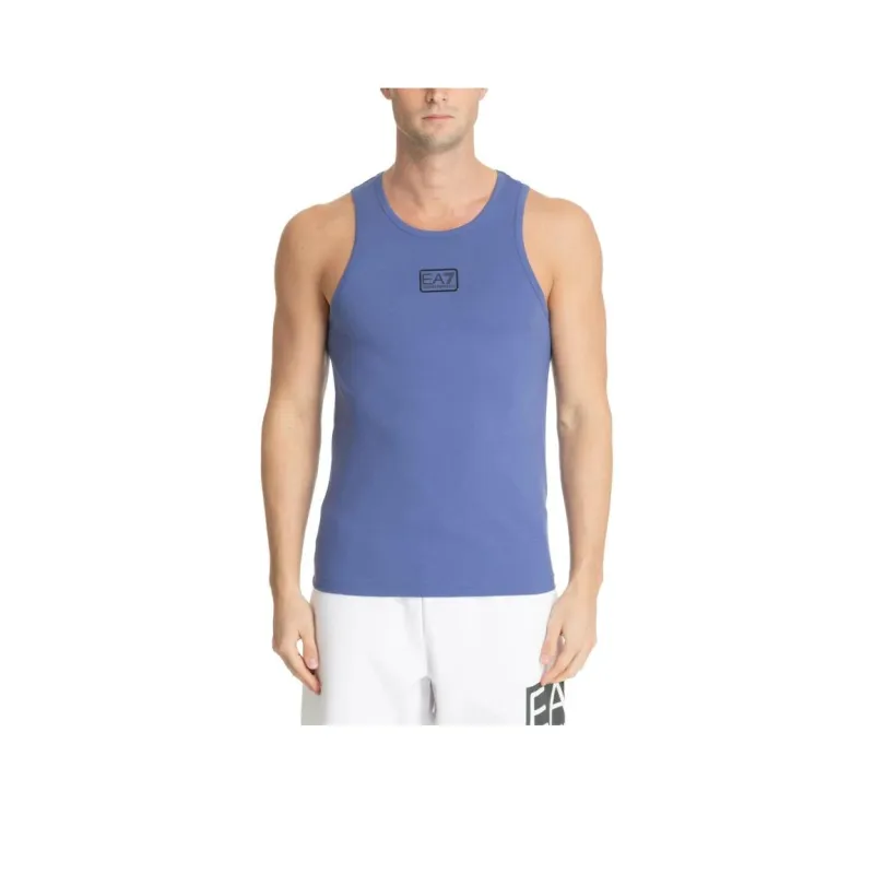 EMPORIO ARMANI EA7 Tank Top Men's Blue-0