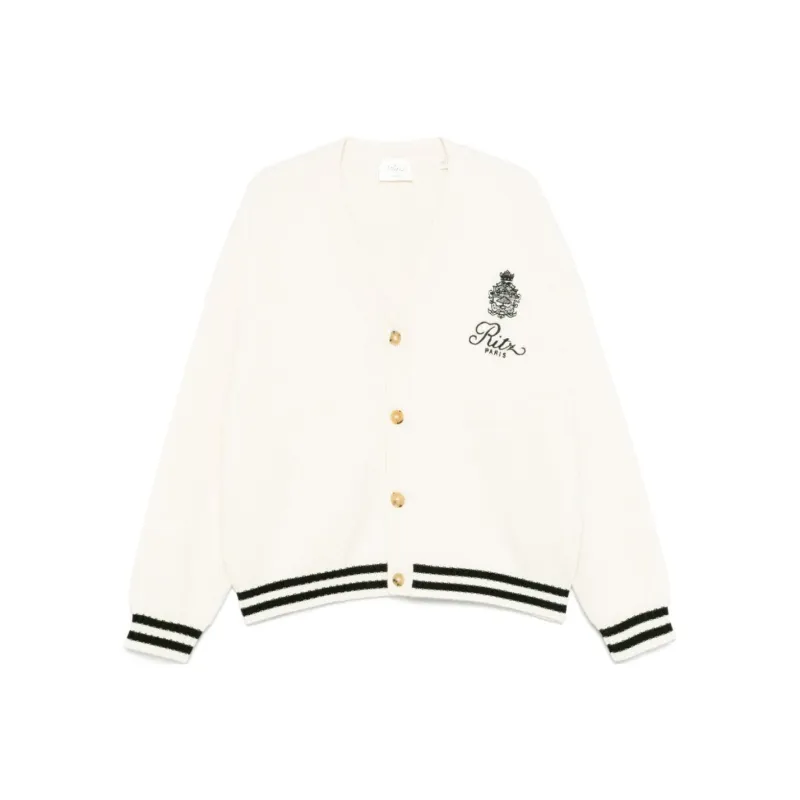 FRAME Logo embroidered Cardigan-0