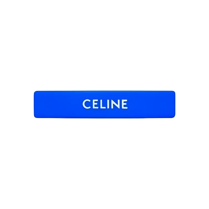 CELINE Acetate Hair Clips Women's Blue-0