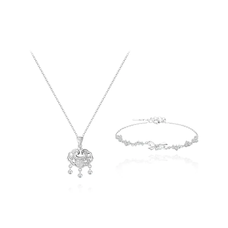 NUSQ Sterling Silver Necklaces Women's-0