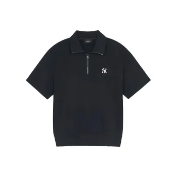 MLB New York Yankees SS25 Polo Shirt Men's Black