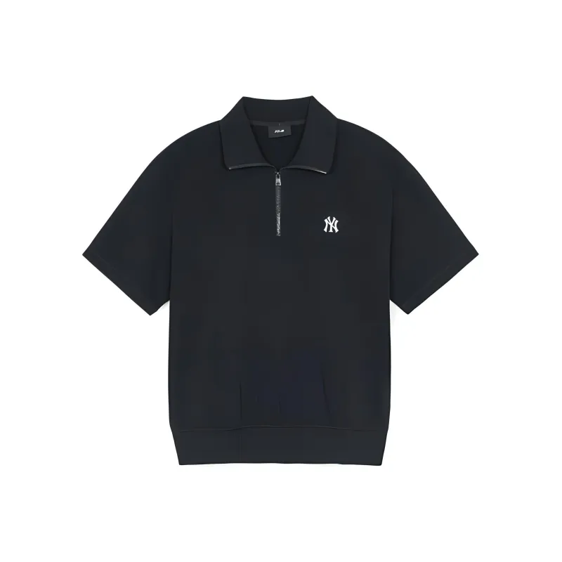 MLB New York Yankees SS25 Polo Shirt Men's Black-0