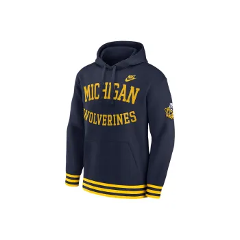 Nike Michigan Wolverines Legacy Retro Men's Nike College Pullover Hoodie