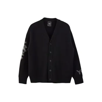 Y 3 Free Shipping With AdiClub Y 3 Graphic Knit Cardigan