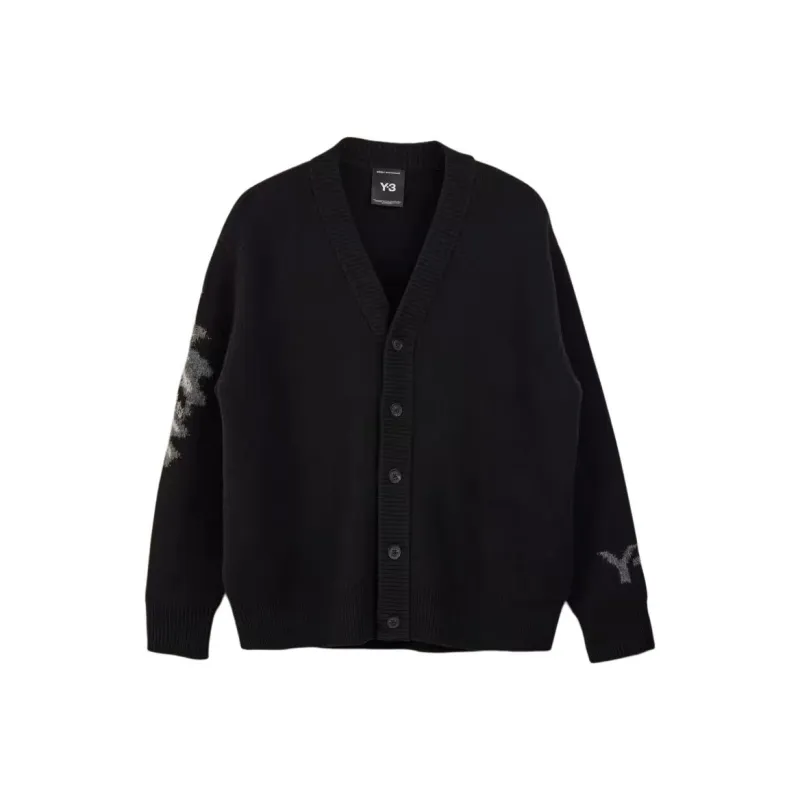 Y 3 Free Shipping With AdiClub Y 3 Graphic Knit Cardigan-0