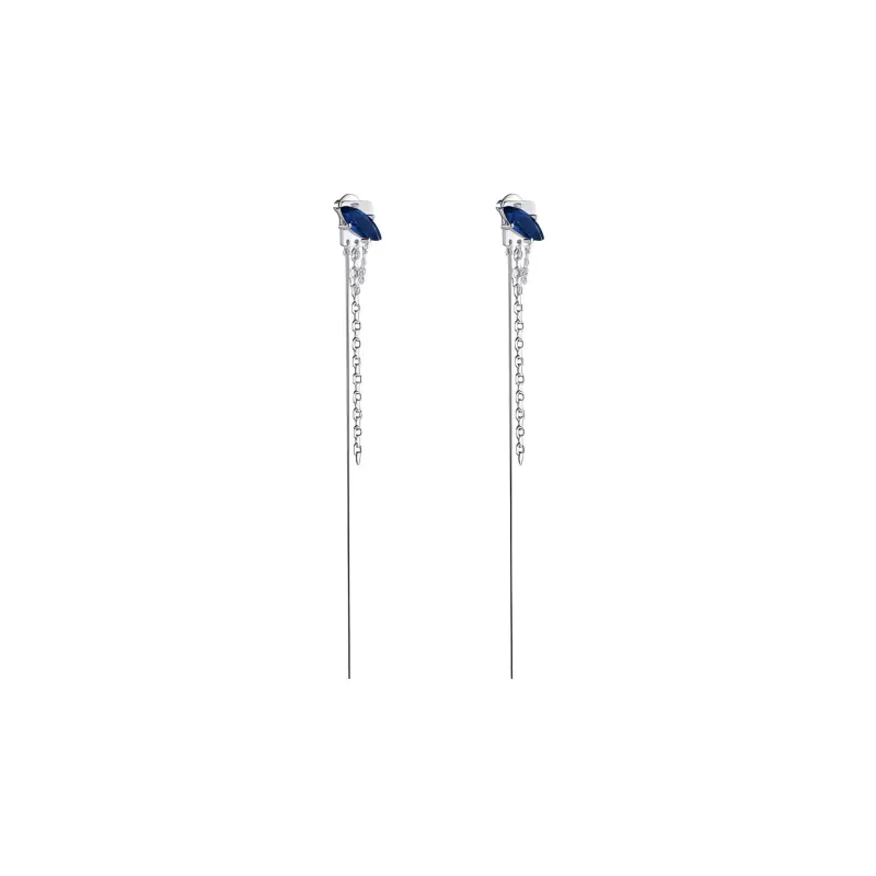 Juunngle Lab Drop Earrings Unisex Klein Blue-0