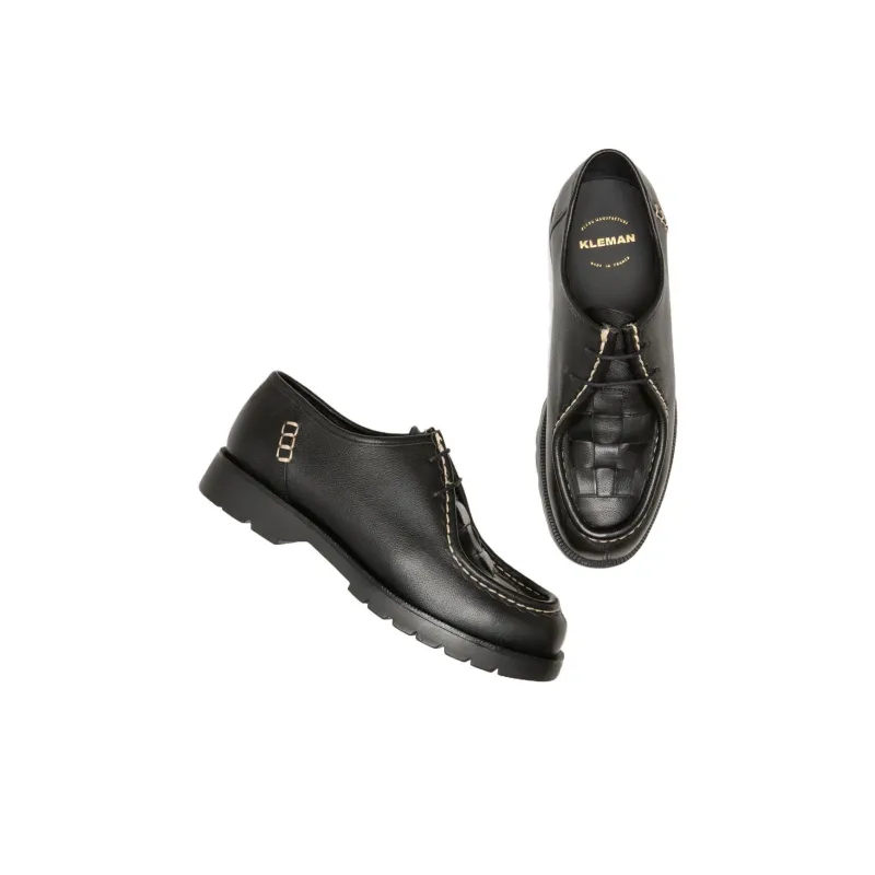 KLEMAN CLEON MANUFACTURE PADROR OAK TR Low Top Casual Shoes Unisex Black-3