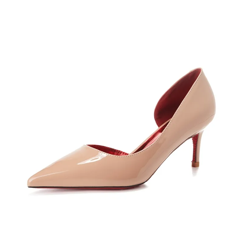 QITUMAUL Slim Heel High Heels Women's-14