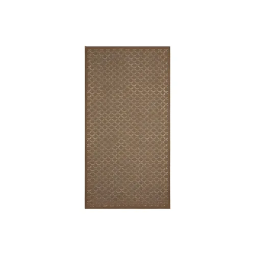 CELINE Cashmere Knit Scarves Women's Brown