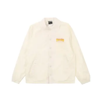 Thrasher Loose Fit Jacket Japan Version Unisex White