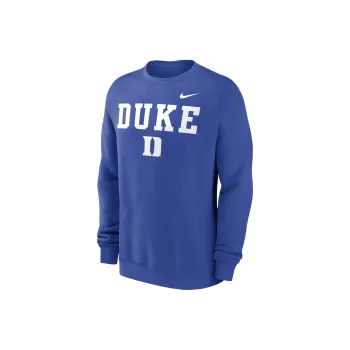 Nike Duke Devils Primetime Primary Stack Men's Nike College Pullover Crew