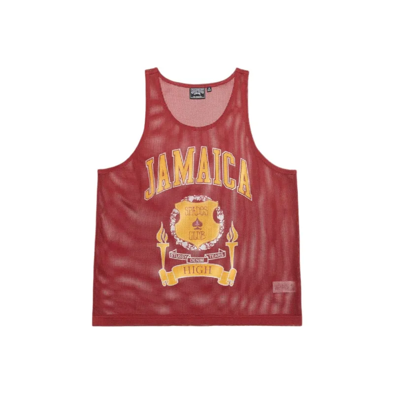 Denim Tears X Stussy Double S Wreath Gym Tank-6