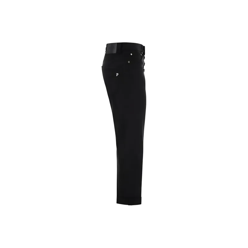Dondup Logo Patch Cropped Jeans-2