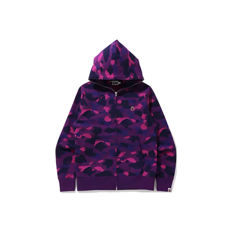 Bape Color Camo Swarovski Ape Head Hoodie-2