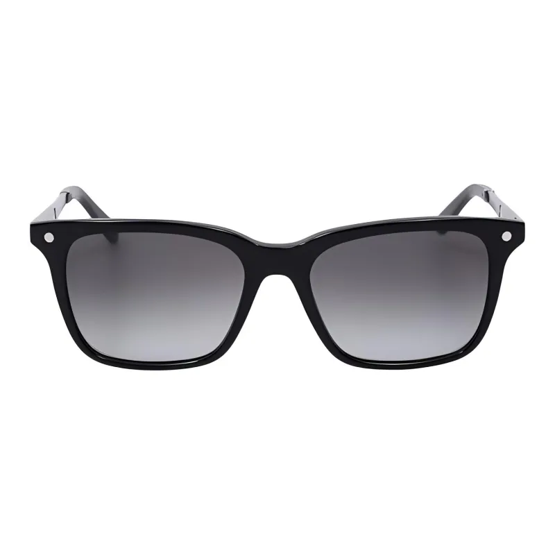 STEFANO RICCI Palladium-Plated Titanium Alloy Acetate Square Sunglasses Men's Black-1