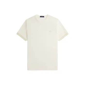 FRED PERRY Logo embroidered Cotton T shirt