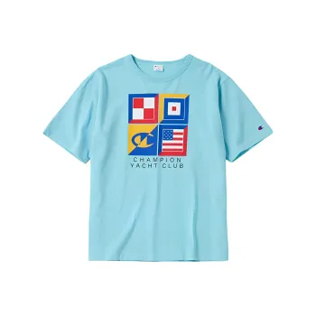 Champion SS24 T-Shirt Men's Light Gray Blue