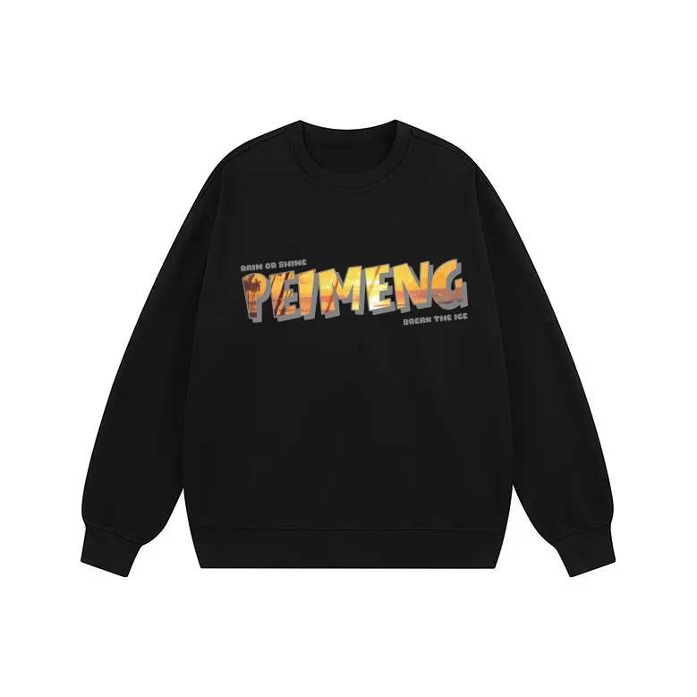 PEIMENG Knitwear Unisex Black-0