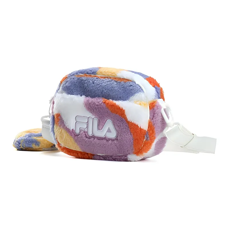 FILA FUSION Fabric Shoulder Bag Regular Women's Taro Orange-1