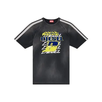 DIESEL T-Roxt-Stripe Crewneck T-Shirt
