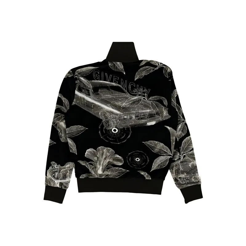 Givenchy Zip Up Sweatshirt-1
