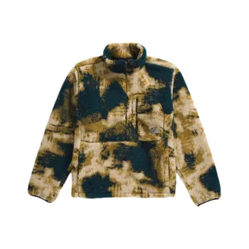 THE NORTH FACE Sweatshirt Men's Midnight Gasoline Bleached Dye Print/Black