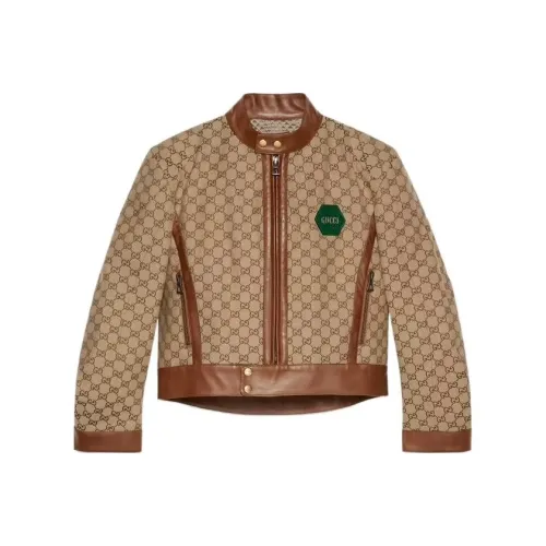 GUCCI Jackets Coats Men's Brown