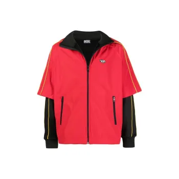 DIESEL Jackets Men Red