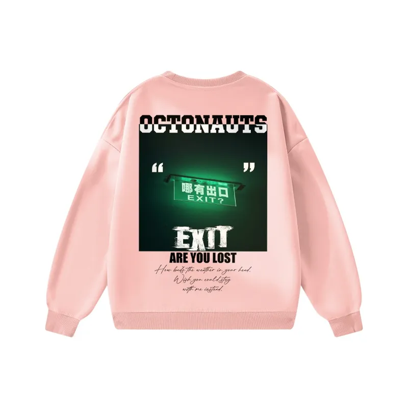 Small Columns Under The Sea Sweatshirt Unisex-4