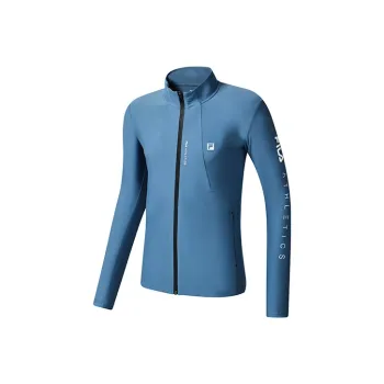 FILA Jackets Men Gray Cobalt Blue