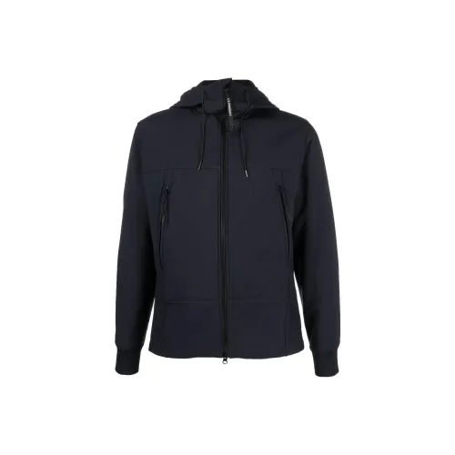C.P. Company Zip up Stretch cotton Hooded Jacket