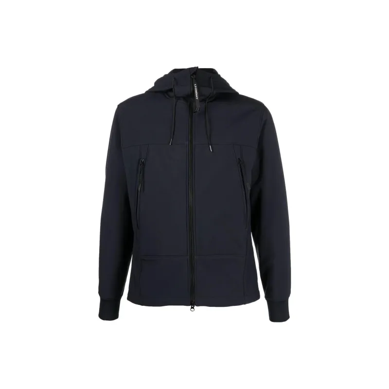 C.P. Company Zip-up Stretch-cotton Hooded Jacket-0