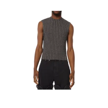 ECKHAUS LATTA Tank Tops Unisex Gray