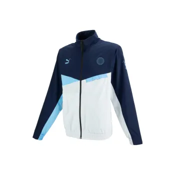 PUMA Jackets Men Tweed Blue