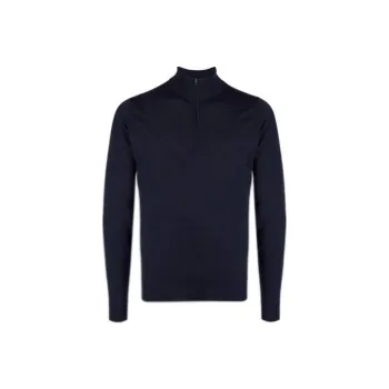 JOHN SMEDLEY Zip neck Long sleeve Sweater